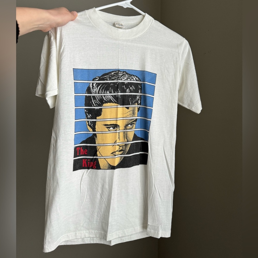Vintage Gulf Coast Sportswear Elvis Presley “The King” T-Shirt